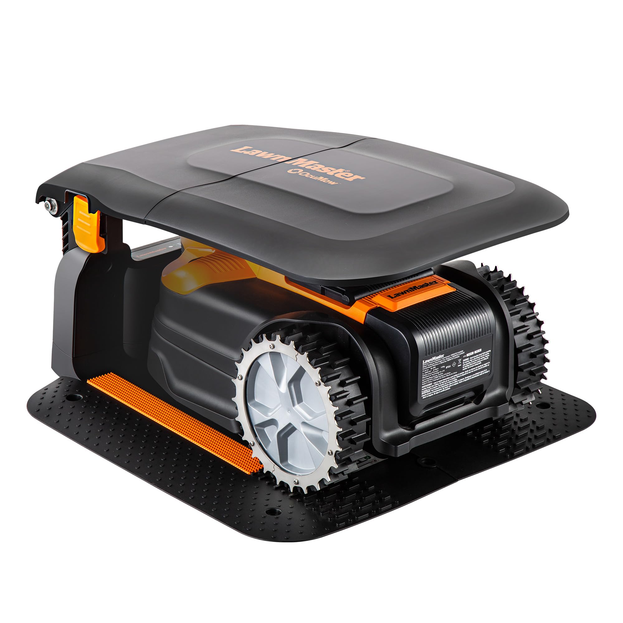 Photo 1 of LawnMaster OcuMow Robot Mower Charging Station Garage Shelter – 952642