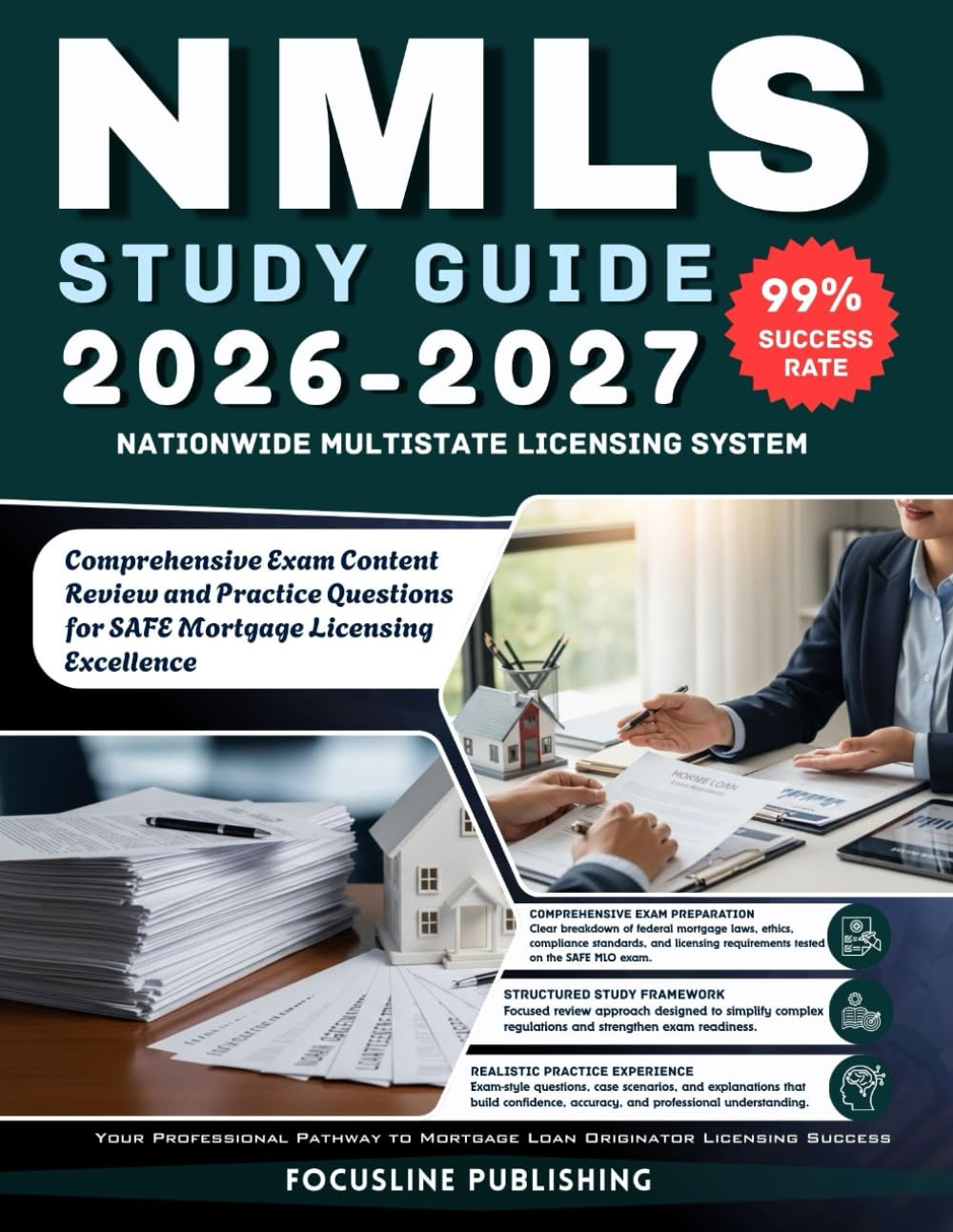 NMLS Study Guide 2026-2027: The Nationwide Multistate Licensing System Study Companion: Comprehensive Exam Content Review and Practice Questions for SAFE Mortgage Licensing Excellence