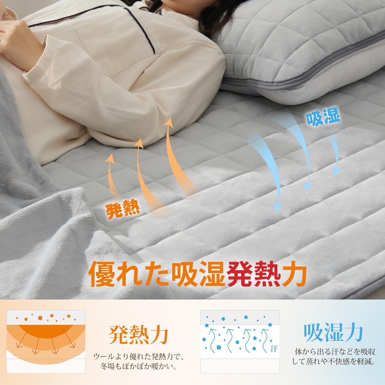 Amazon｜クモリ(Kumori) 冬用 ボックスシーツ シングル あったか 1枚2