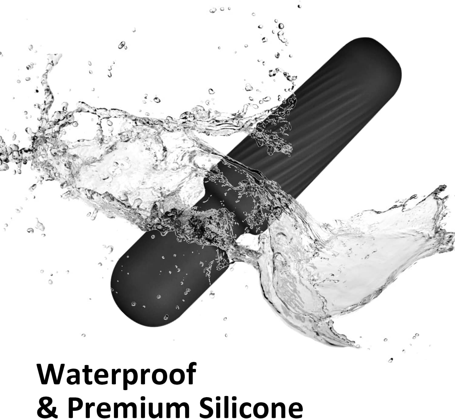 Mini Vibrator Clitoris Stimulator Vibrators, Fully Waterproof, Quiet & Small, G Spot Vibrator Dildo Women Adult Sex Toy, USB Rechargeable, Personal Massager with 10 Vibration Settings (Black)