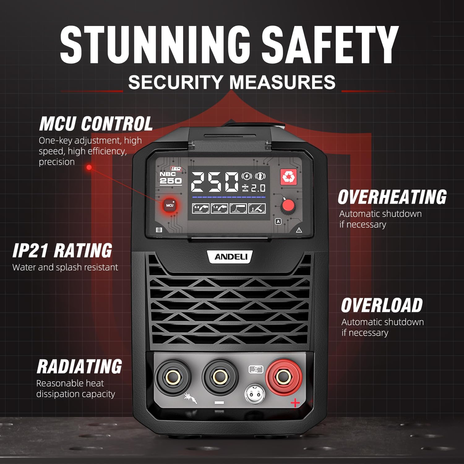 ANDELI MIG-250ME LED Multiprocess Welder User Manual