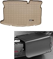 Vista 11 de WeatherTech Forro de maletero de carga para Mazda MAZDA2 - Detrás de la segunda fila con protector de parachoques (40443SK) Negro