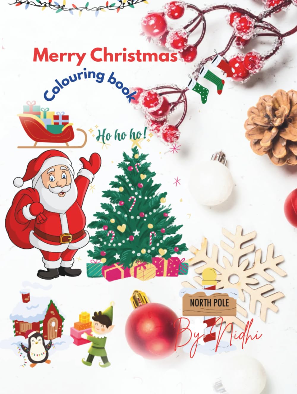 Merry Christmas Colouring book
