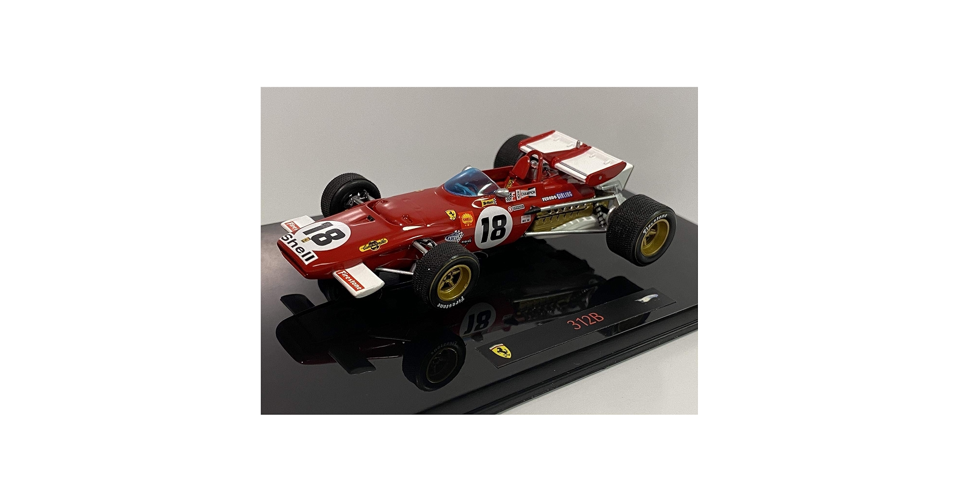 Amazon | MATTEL DL 1/43 フェラーリ 312B No.3 カナダGP 1970 J.ICKX