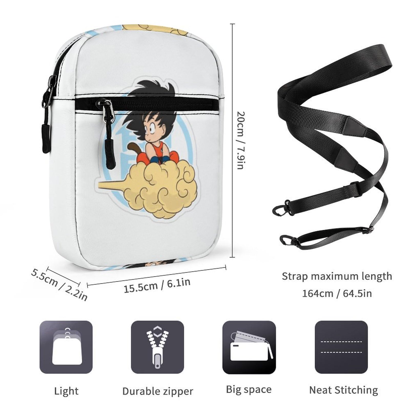 Amazon.co.jp: ドラゴンボール ミニショルダーバッグ キャンバスバッグ 