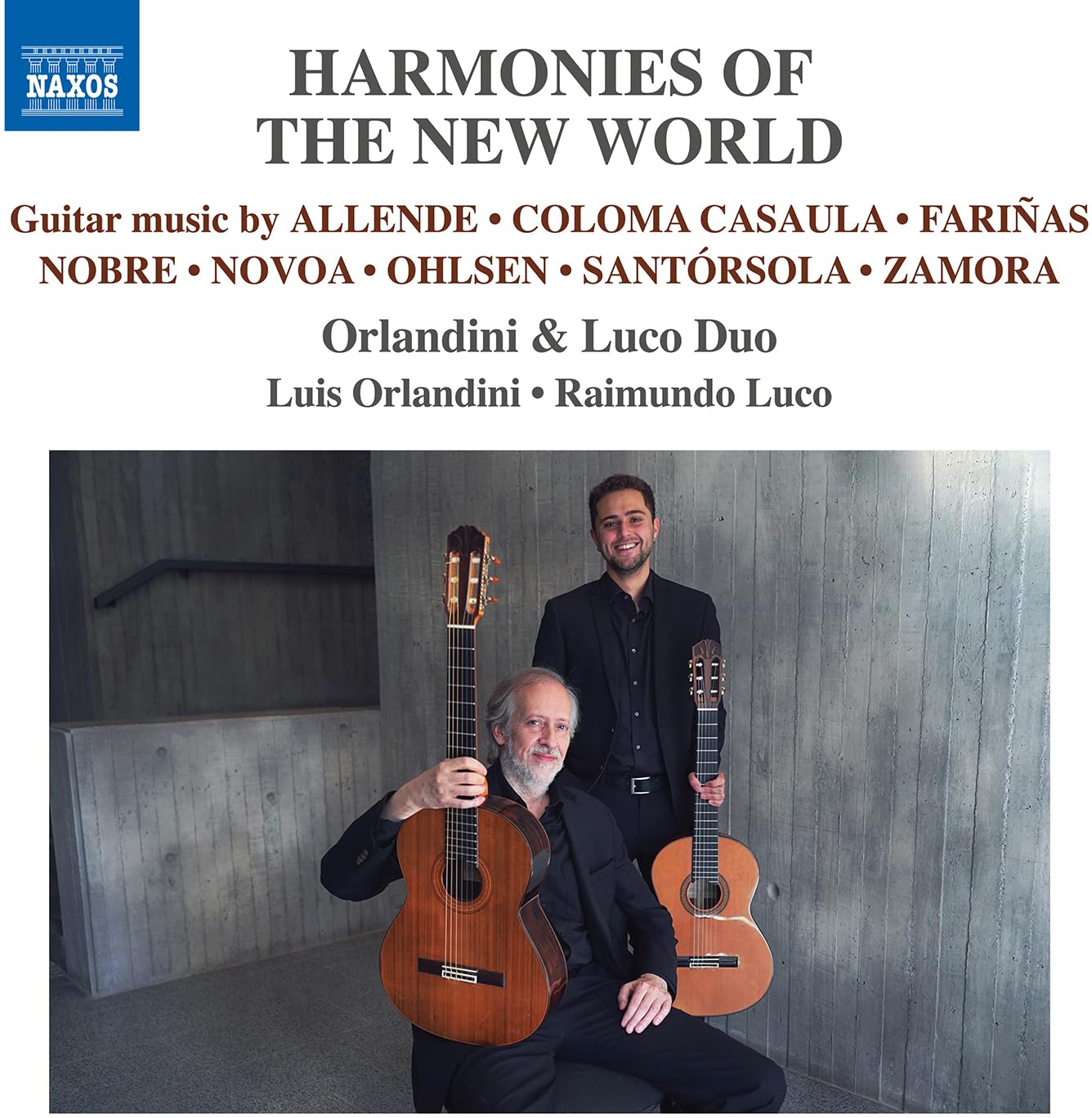 8579164 Orlandini and Luco Duo Harmonies of the New World - Guitar Music By
