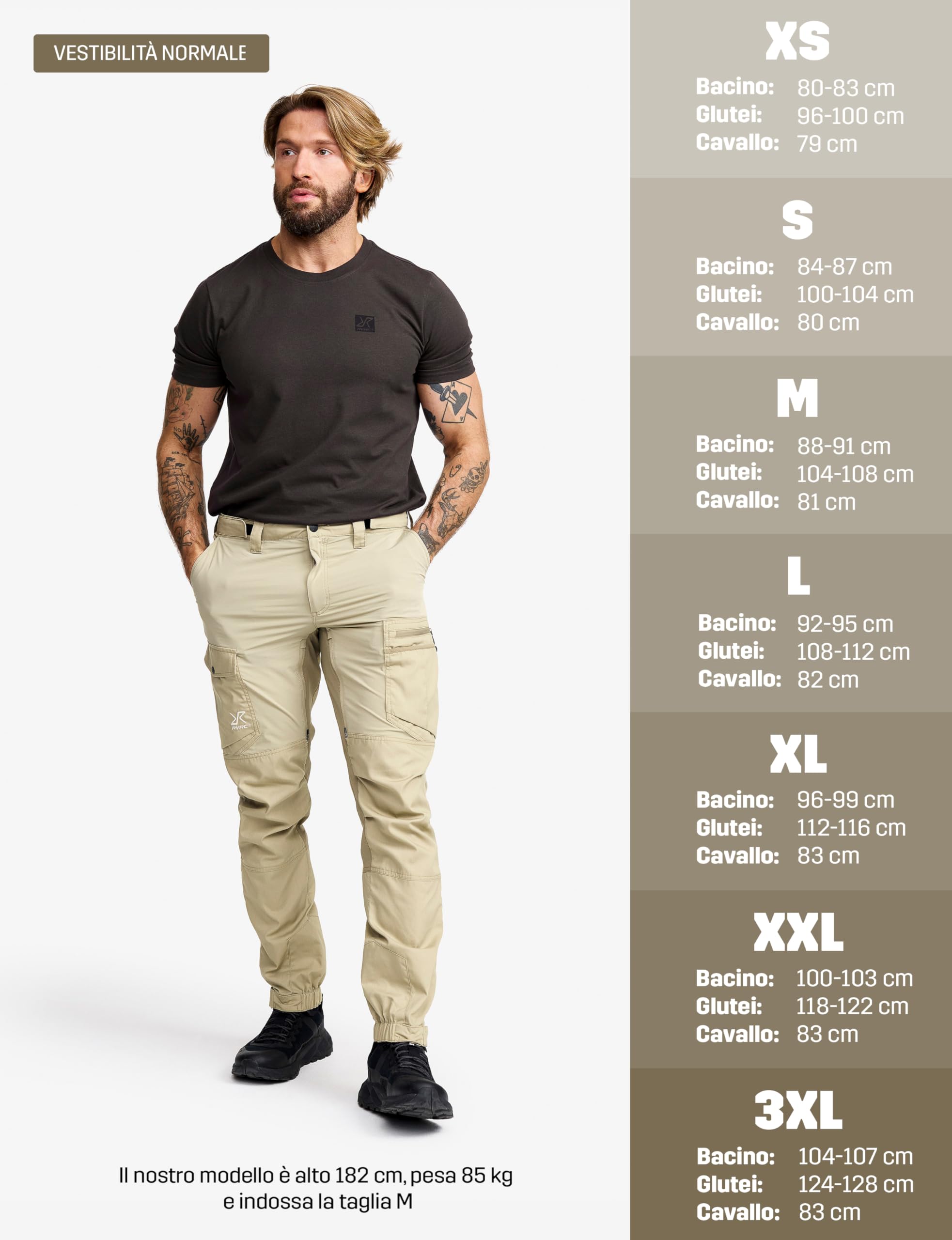 RevolutionRace Rambler Lightweight PRO Pants da Uomo, Pantaloni Leggeri da Outdoor ed Escursionismo