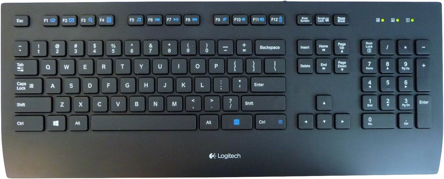 Logitech K280e Corded Keyboard for Windows - QWERTZ, German Layout
