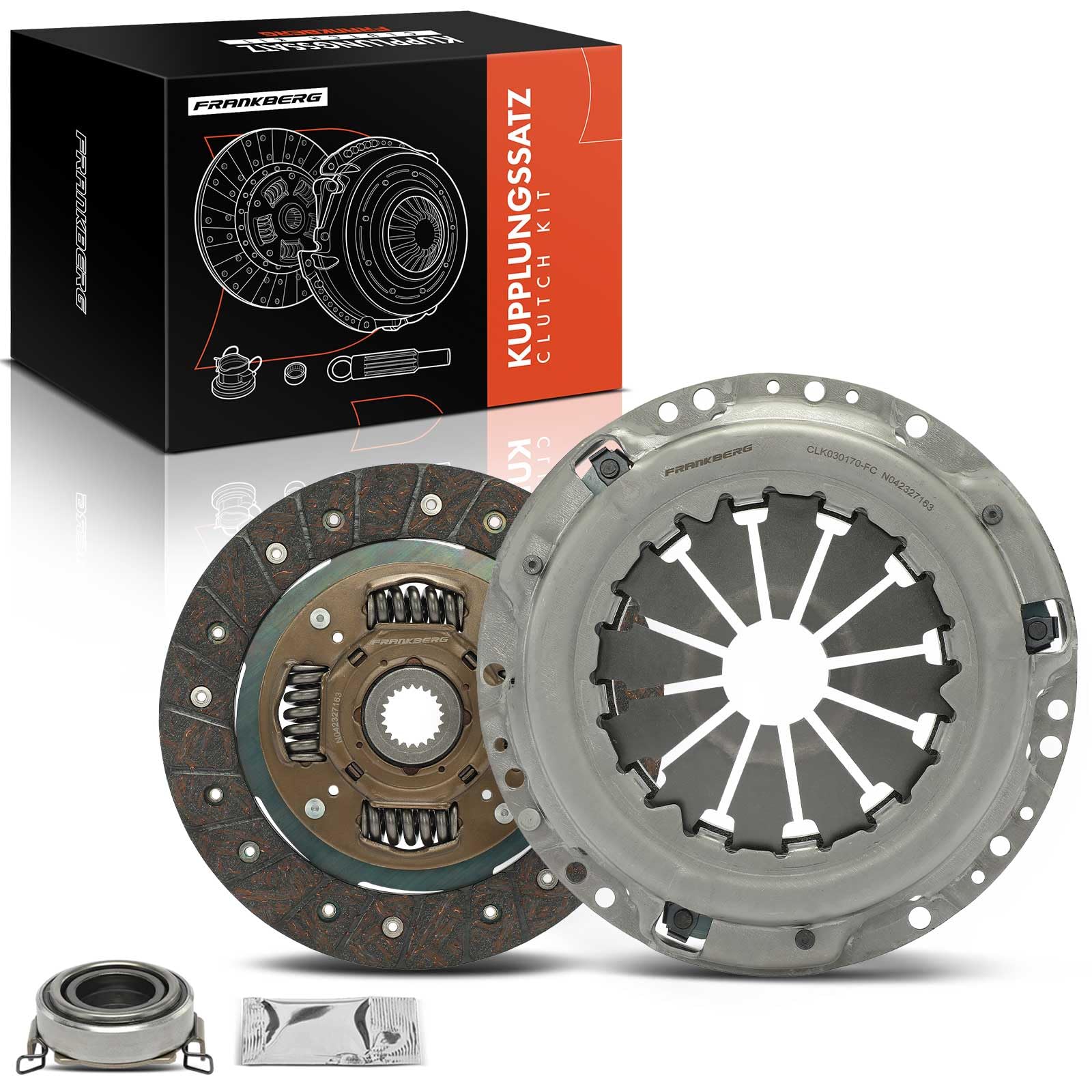 Frankberg Kit de embrague 620059660 | Compatible con: MR 2 I AW1, Carina II Kombi T17, C.o.r.o.l.l.a Compact E11, Carina II Saloon T15, Celica Liftback T16