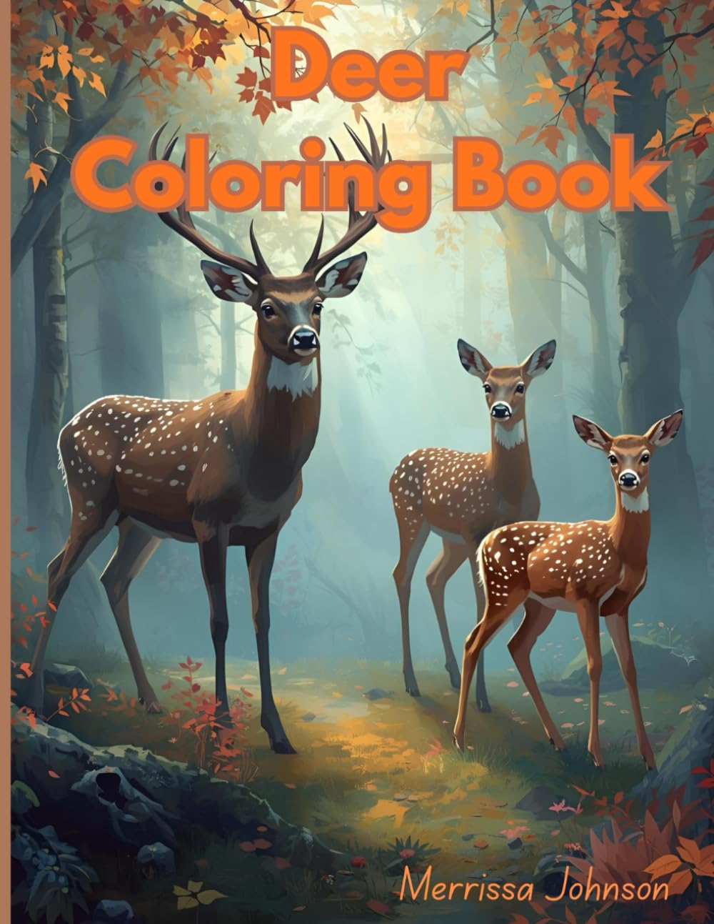 Deer Coloring Book