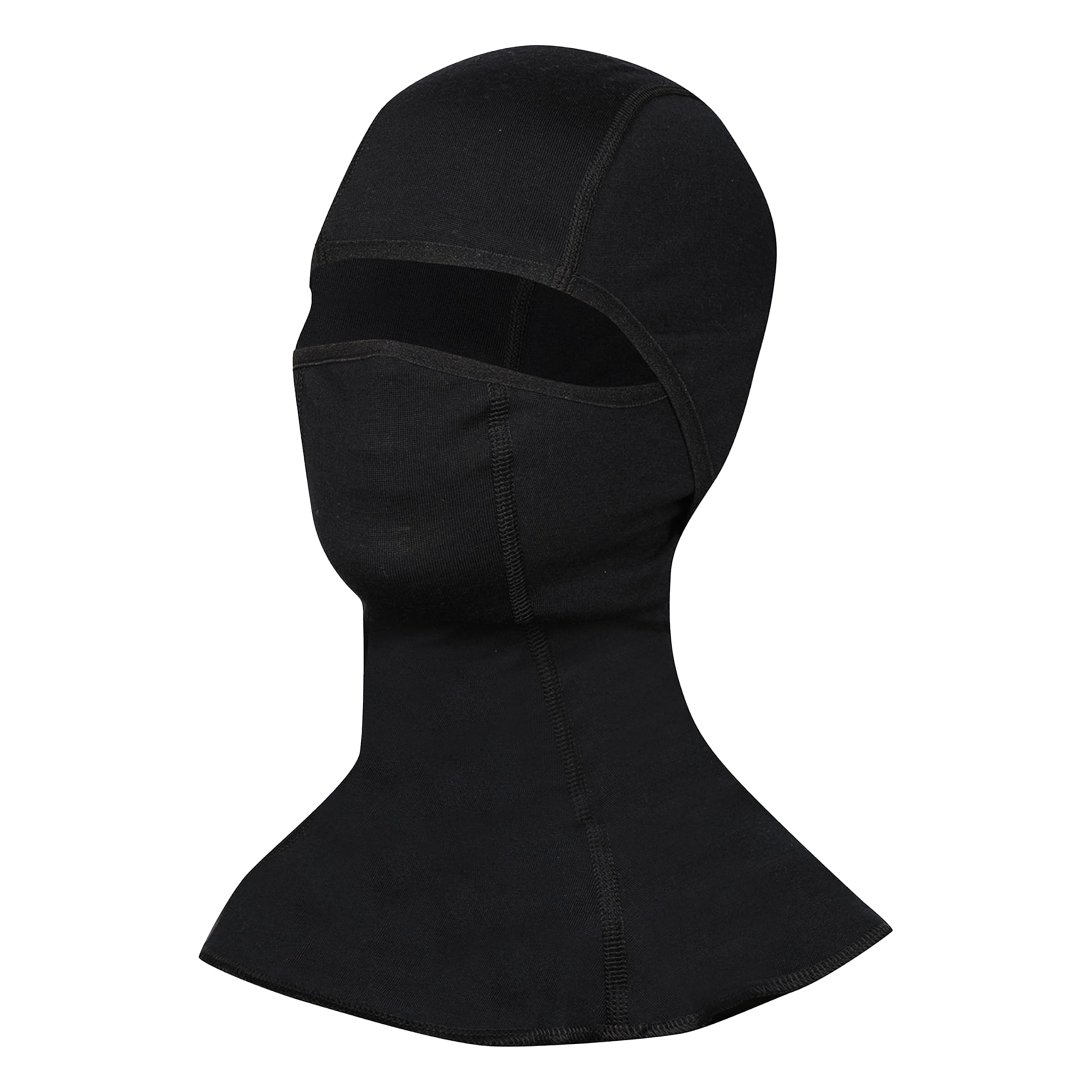 DILLING Women's Merino Wool Balaclava - Black OneSize