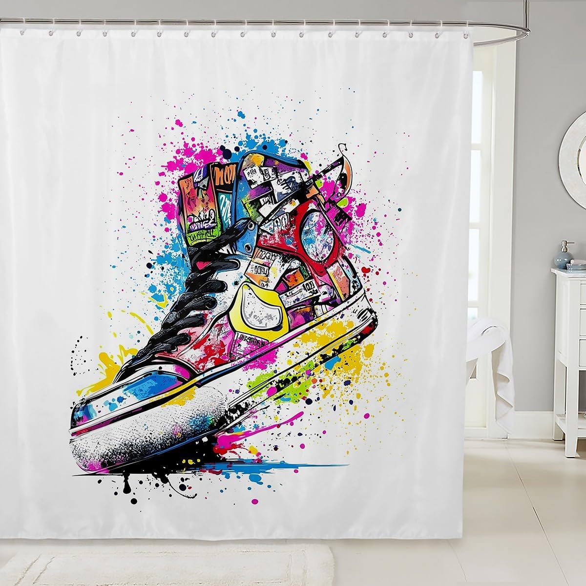 Feelyou Basketball Shoes Shower Curtain 72"x78"