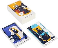Vista 3 de Baraja de cartas de tarot moderna con guía de 194 páginas y 78 cartas de tarot basadas en Rider-Waite, perfecta para principiantes y expertos, tarot