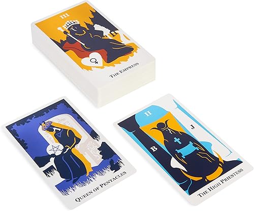 Miniatura 3 de Modern Way Tarot Deck con guía  Juego de 78 cartas para principiantes y expertos  Diseño inspirado en Rider-Waite  Herramienta de adivinación y