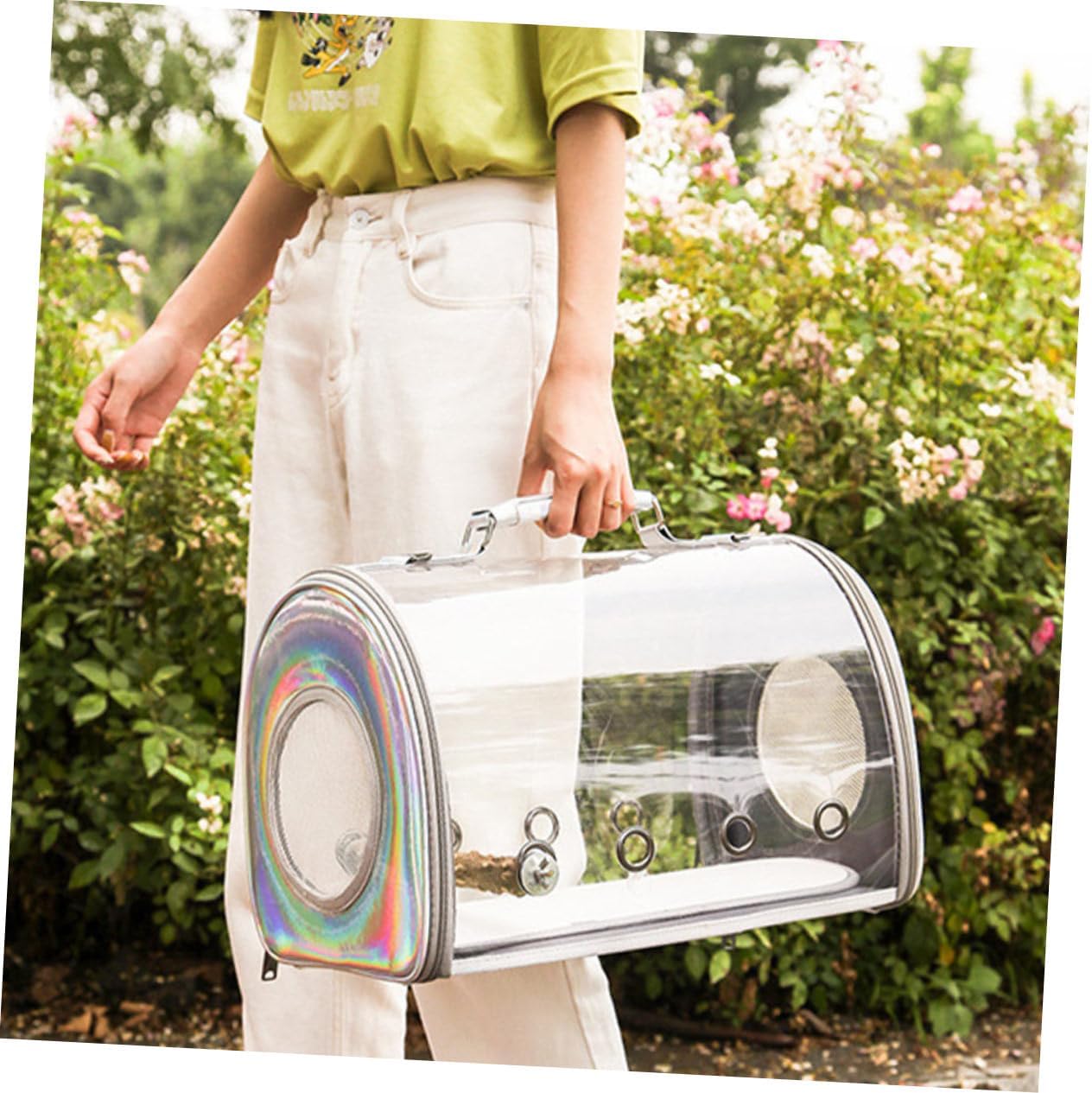 Totority Bird Carry Bag Bird Carrier Parrot Travel Carrier Zipper Design for Sightseeing Camping Hiking