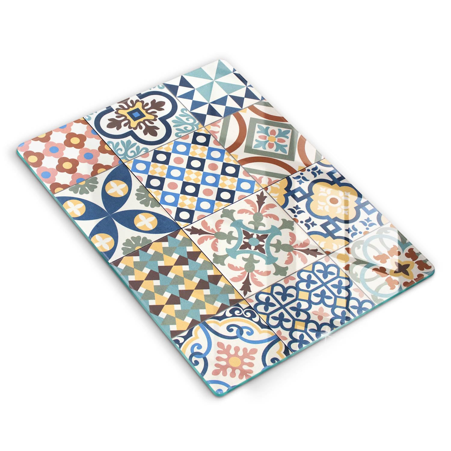 Matériau résistant pour cette protection plaque cuisson induction verre 40x52cm design