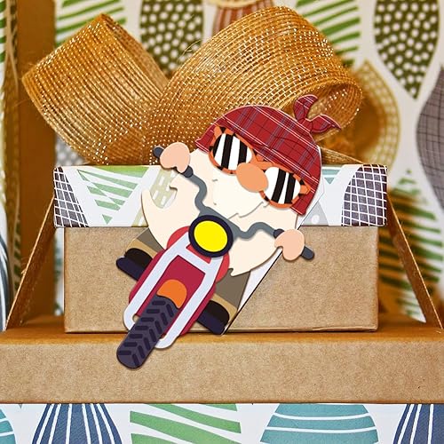 Miniatura 9 de GLOBLELAND Juego de 32 troqueles de corte de gnomos de café para bricolaje álbumes de recortes, taza de café de metal, plantillas de estampado en