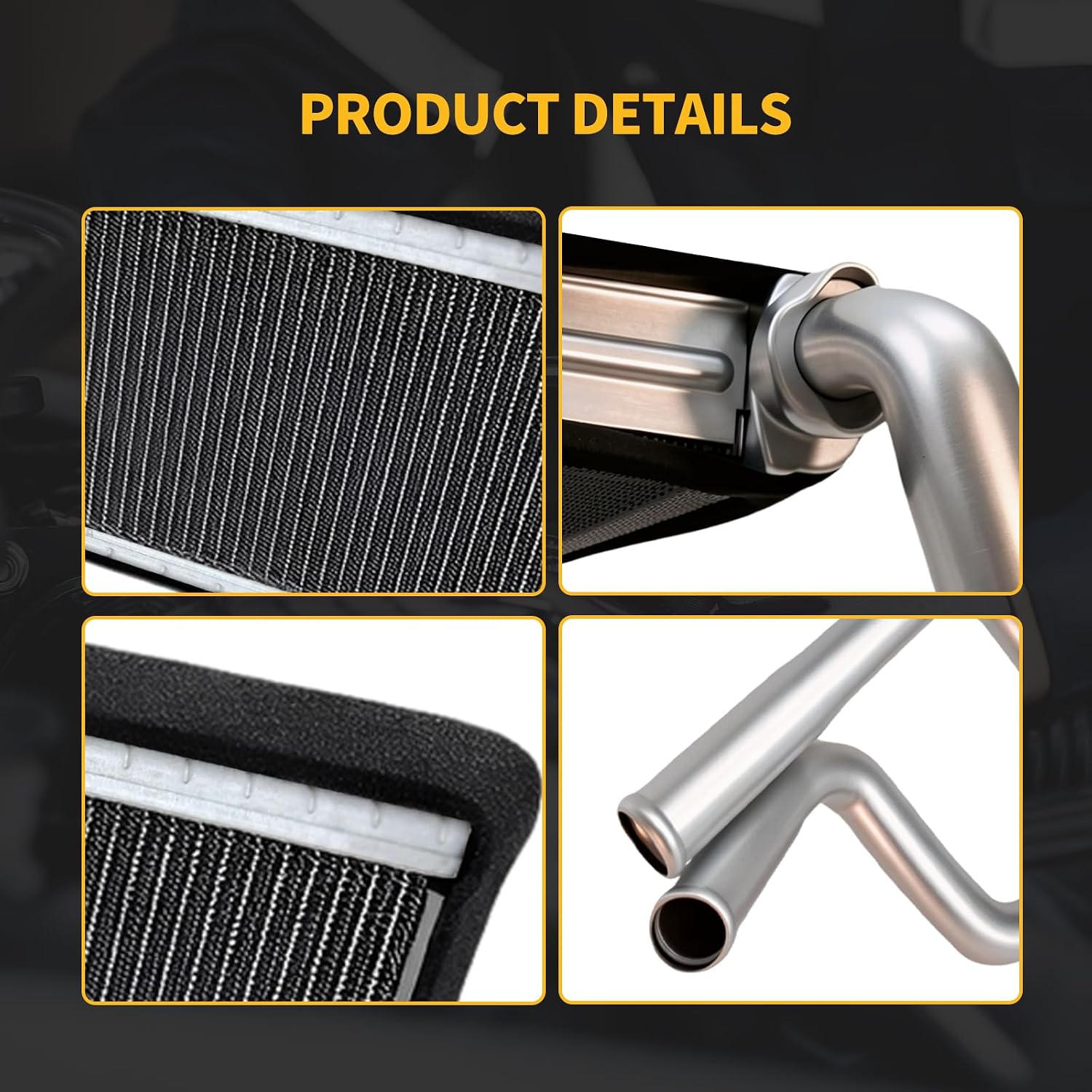 HVAC Heater Core, Compatible with Jeep Wrangler 2007-2018, Compatible with Jeep Wrangler JK 2018 Replace# 92088, 99370, 9010518, 68004193, HT399995C, 68004193AA, 68004193AB