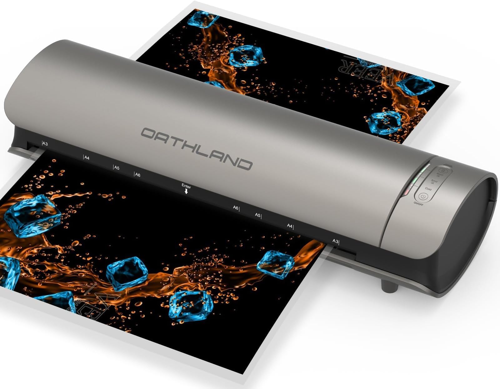 Laminating Machine 13 Inches Laminator - A3 Cold and Thermal Lamination Machine with 30 Laminated Sheet,9-in-1 Personal Laminators for Teachers Home Office Laminater Fast Warm-up Never Jam (SL999-A3)