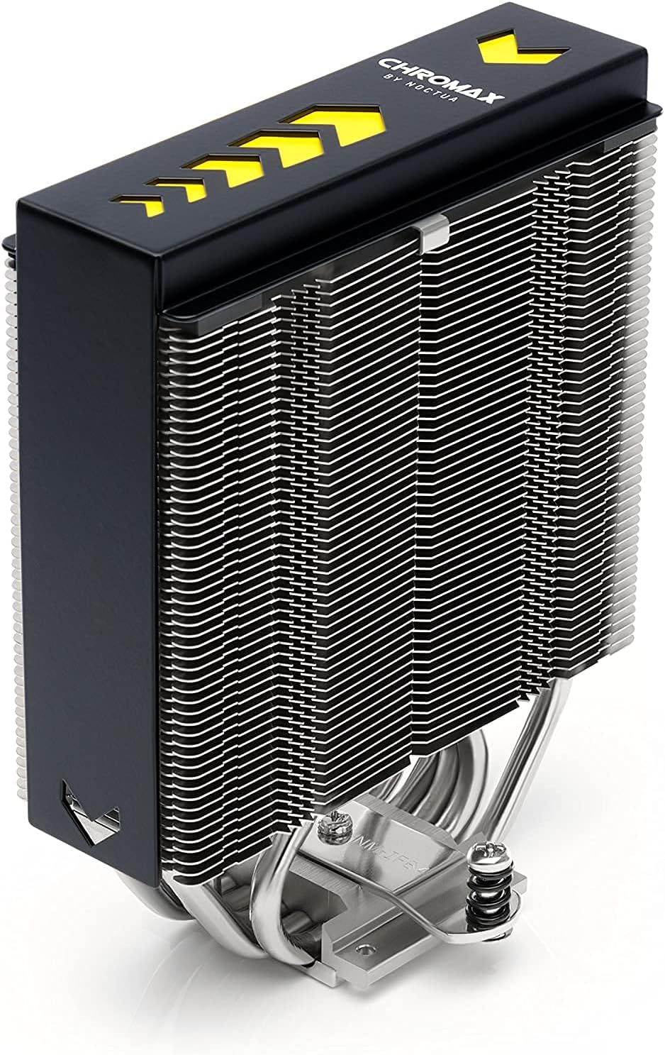 Noctua NH-U12S chromax.Black CPU Cooler with NA-HC1 chromax.Black.swap heatsink cover
