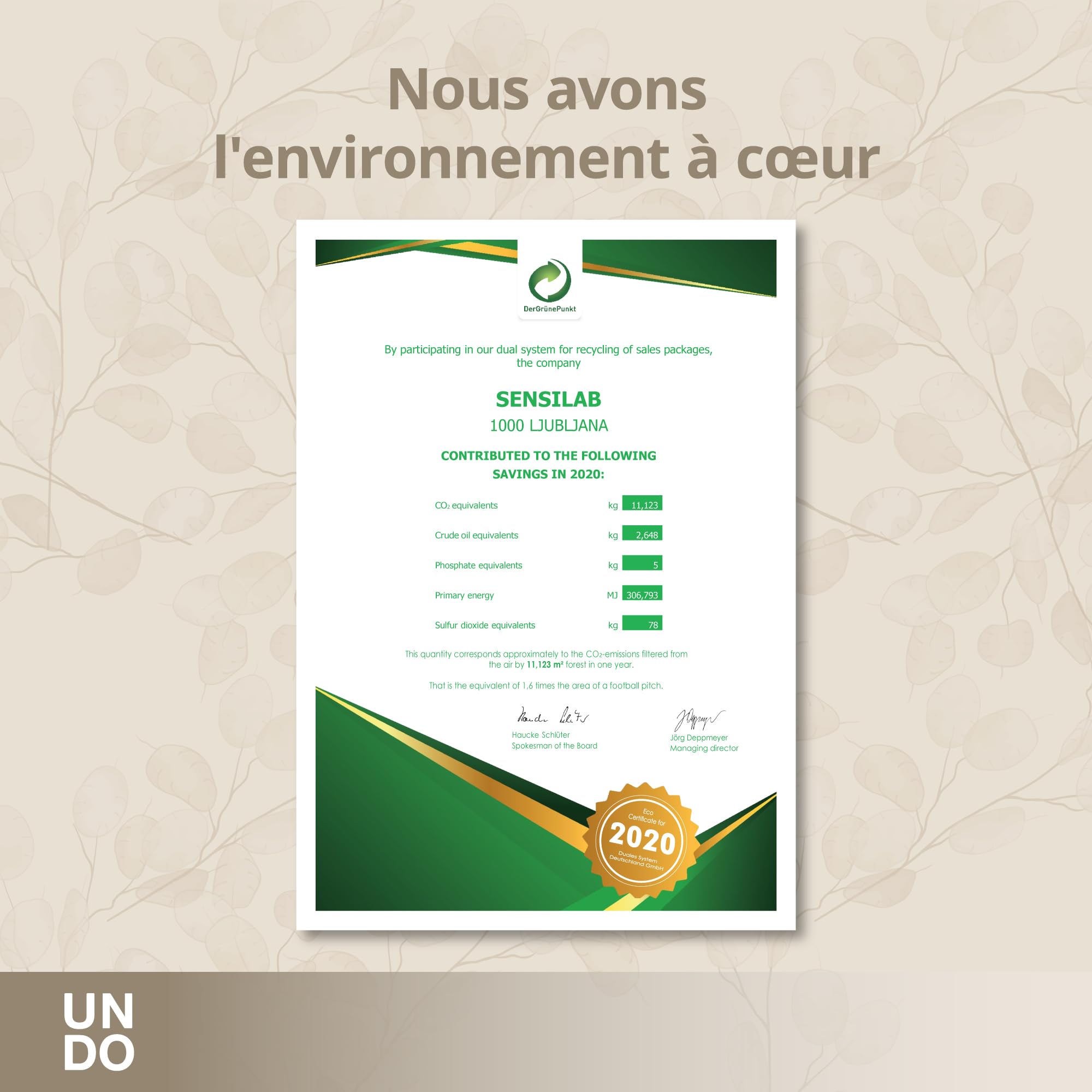 Sensilab Undo Bronzan - Gélules Bêta-Carotène, 30 Gélules | Acide Hyaluronique, Lycopène, Sélénium, le Cuivre contribue à une Pigmentation Normale de la Peau