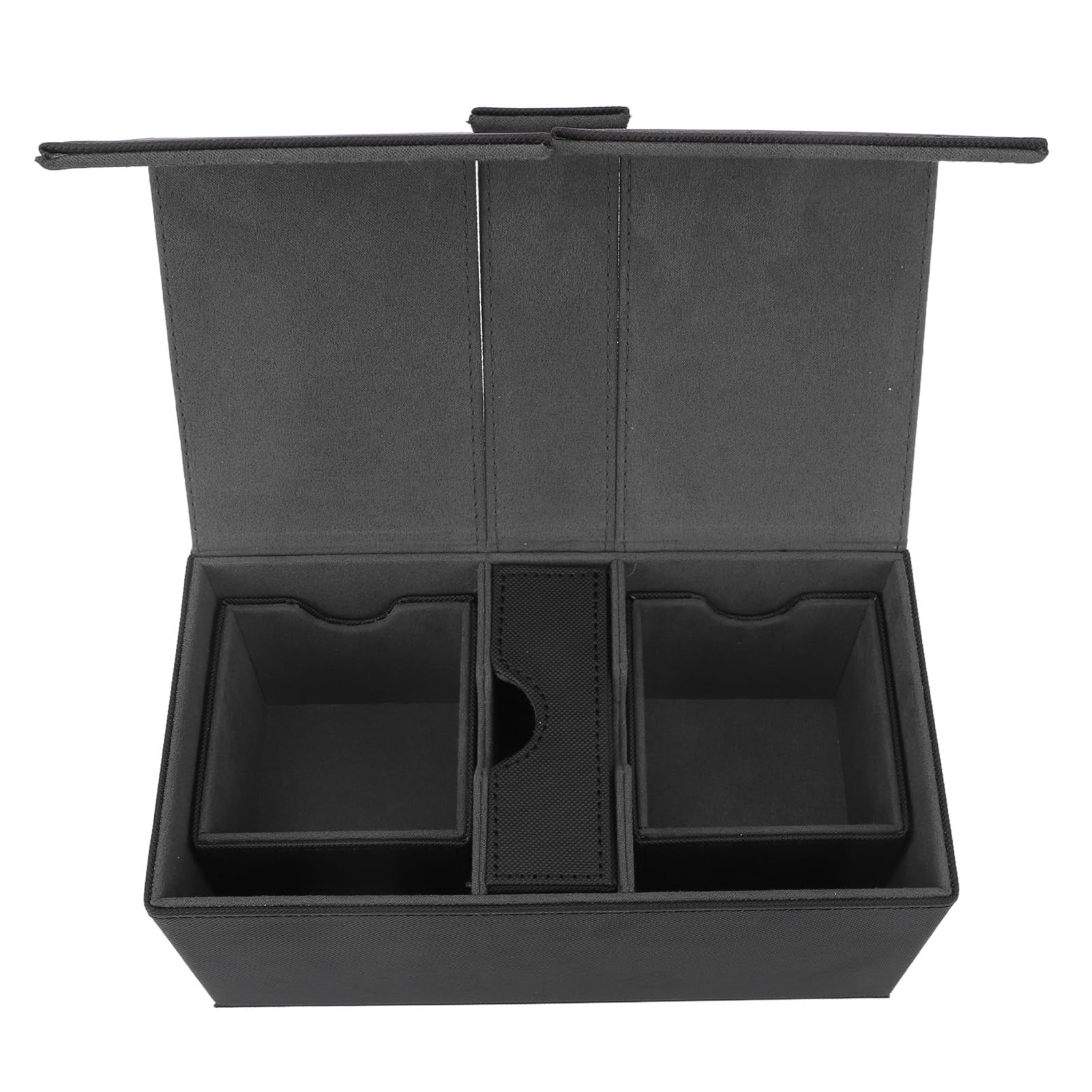 Porta Carte da Gioco a 3 Cassetti con Chiusura Magnetica, Scatola Porta Carte da Gioco in Pelle PU di Grande capacità, PUò Contenere Oltre 200, Organizer per Collezionabili per la (#1)