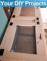 Vista 7 de 2 paquetes de malla metálica de 5 mallas de 10' x 14', malla de acero inoxidable 304 antióxido, malla metálica resistente con diámetro de alambre