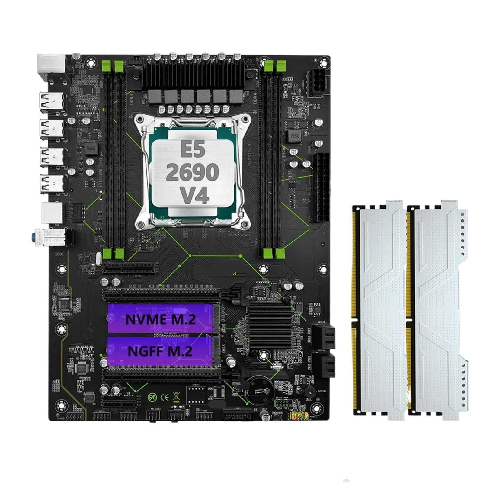 Amazon | MR9A-H X99 マザーボード キット Intel Xeon E5 2690 V4、LGA