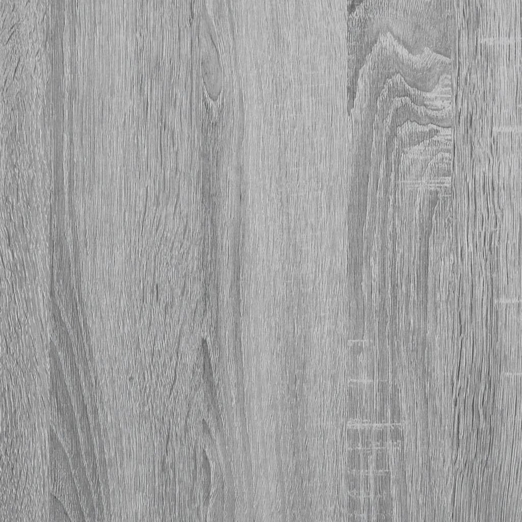 Brokky Schedario Grigio Sonoma 60x32x77,5 cm in Legno Multistrato,Cassettiera,Mobiletto da Ufficio con Serratura,Regolabile per Cartelle Sospese,Superficie Testurizzata,per Ufficio,Studio