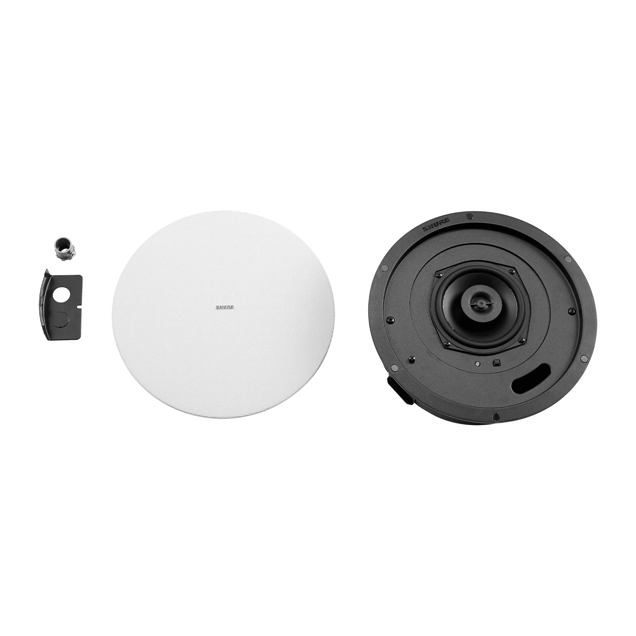 Shure Speaker System - White - Ceiling Mountable - 120 Hz to 20 kHz - 1