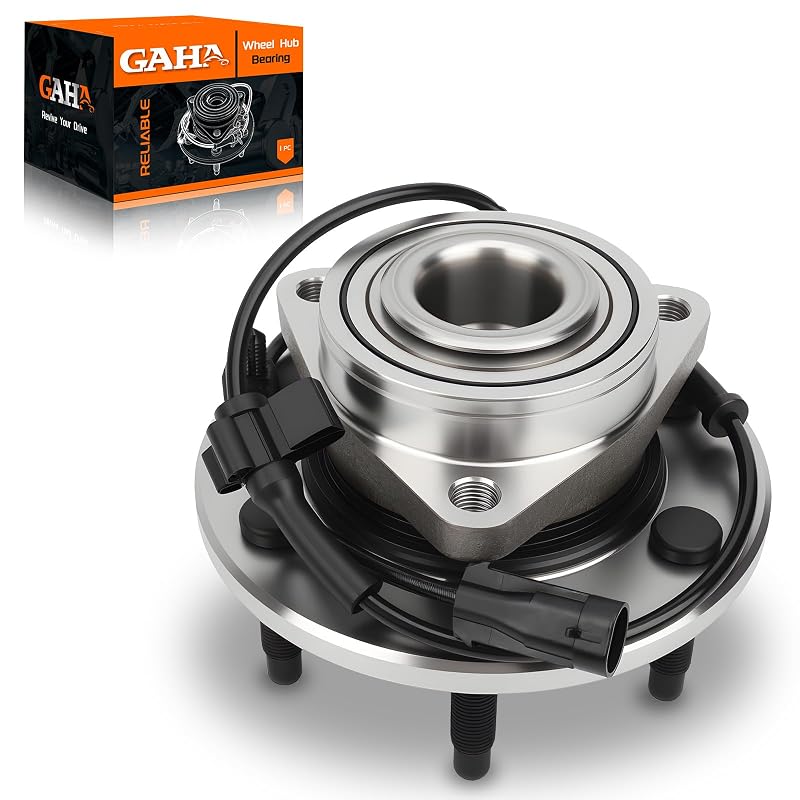 Cubo de roda com rolamento dianteiro GAHA 515036 para 4WD/AWD, 6 furos e ABS – 1 unidade