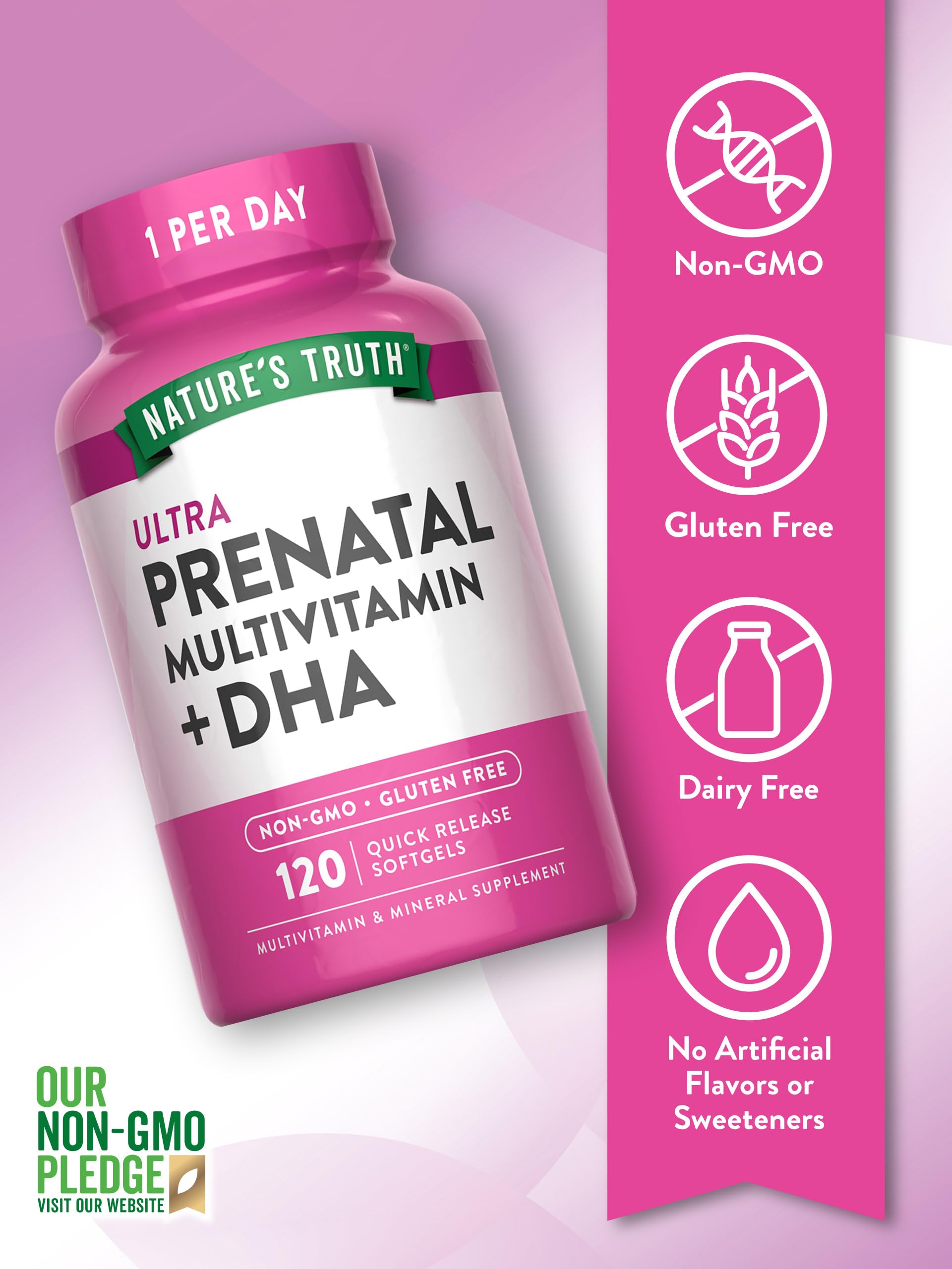 Nature's Truth Prenatal Vitamin for Women | 120 Softgels — Amazon image 3