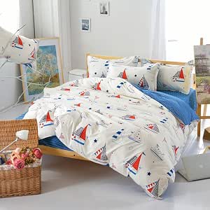 Set Biancheria Da Letto Queen Size Stile Messicano – 3 Pezzi Con Copriletto E 2 Federe, Motivo Azteco Floreale Marrone - 2