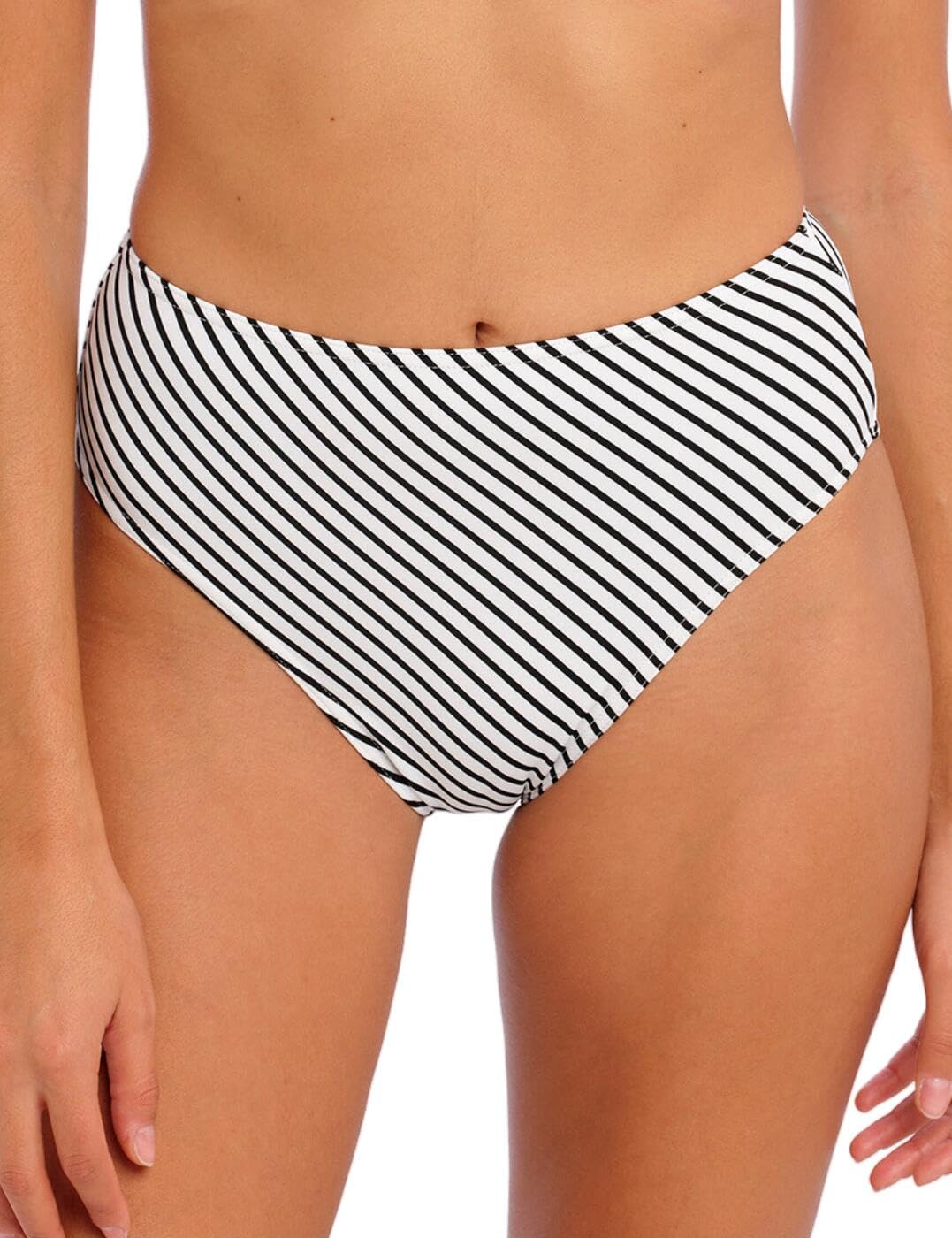 Freya Women's White Jewel Cove High Waist Bikini Brief In | Size: 16