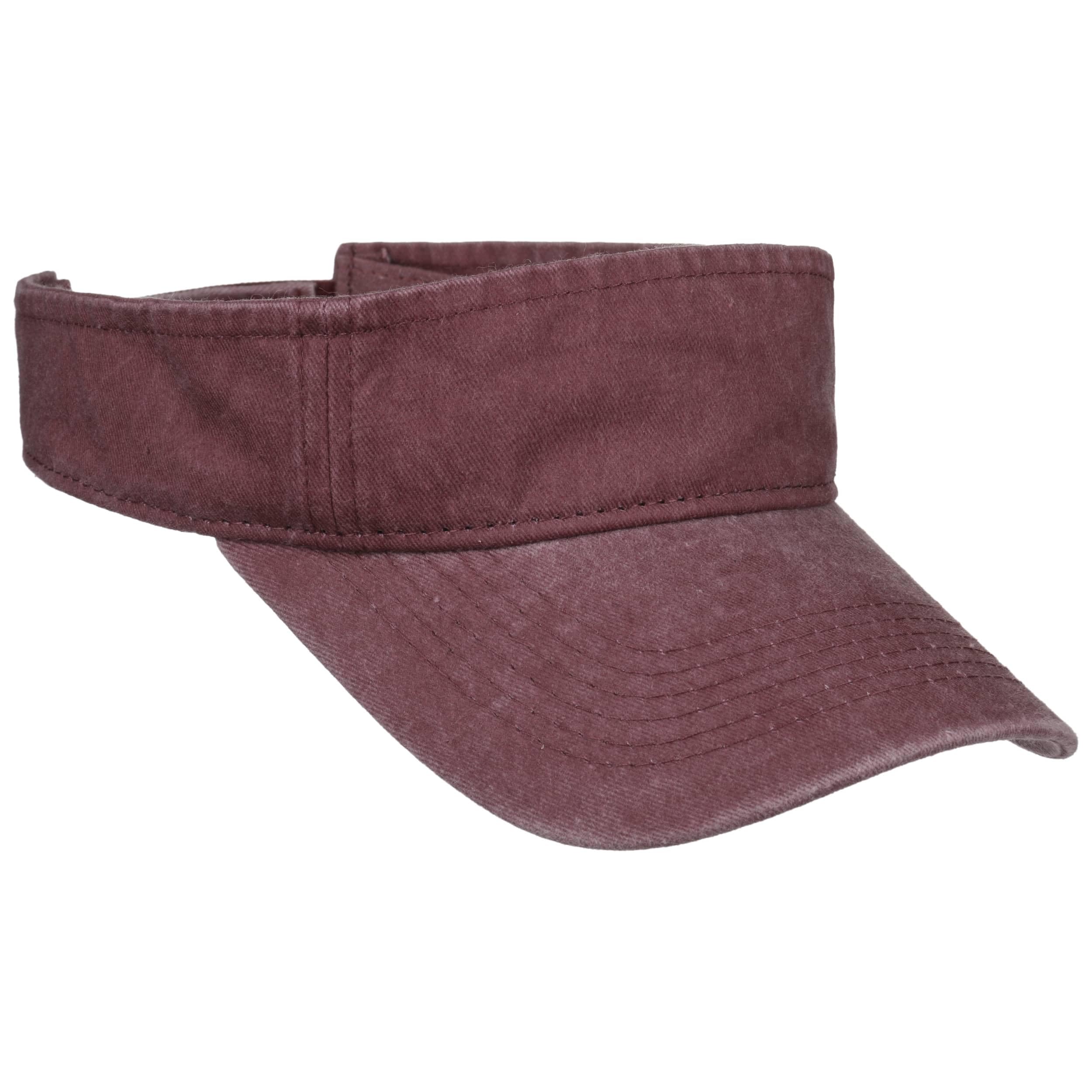 Lipodo CHAPEAUSHOP Washed Cotton Visiere Unicolore Unisexe Printemps Ete