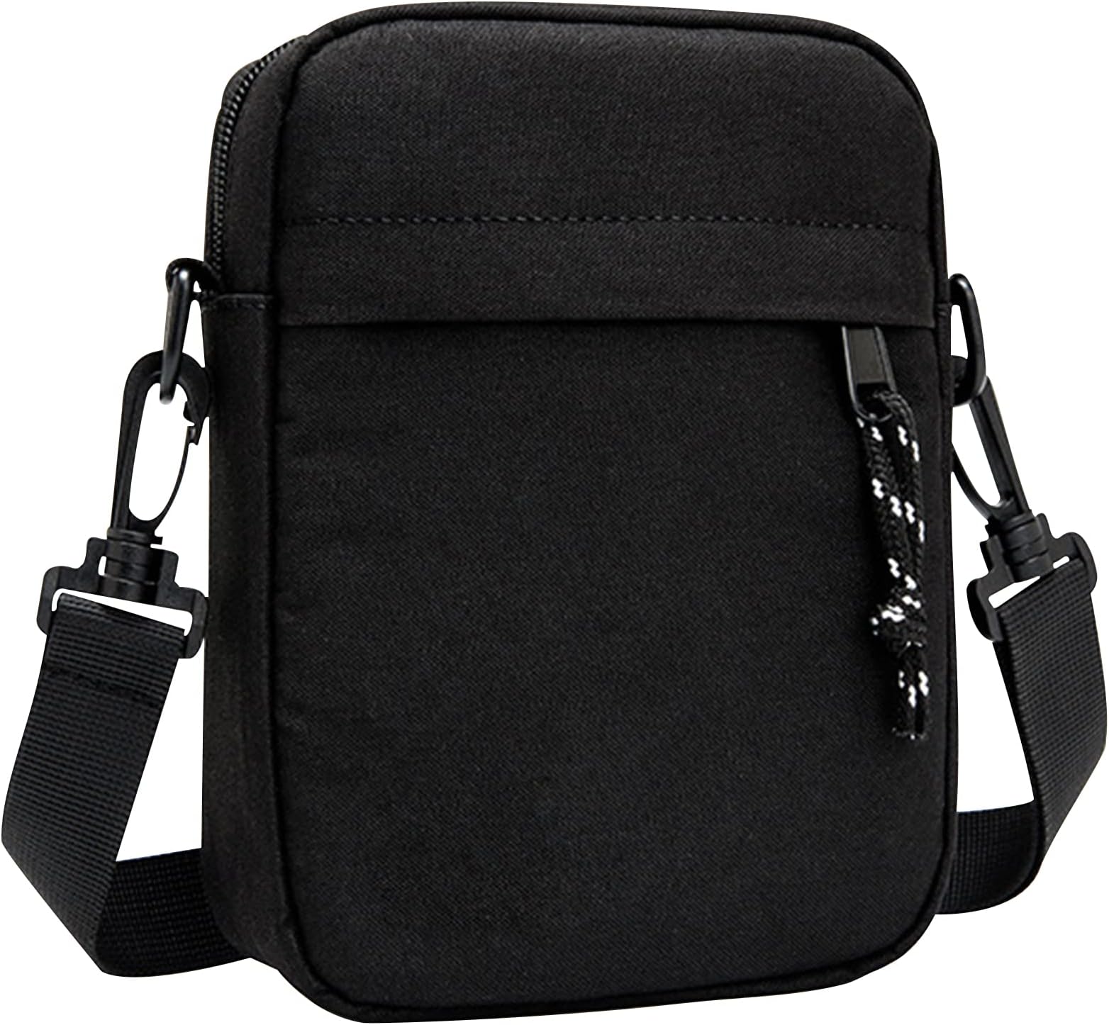 Small Crossbody Bag for Men Mini Messenger Bag Side Shoulder Bag for Phone Passport Casual Satchel Bag Phone Wallet Mini Sling Bag Fanny Pack Waterproof Travel Hiking (Black), Black