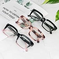 Vista 16 de DXYXYO Reading Glasses 0.50 Women Blue Light Blocking Men Square Computer Readers 3 Pack Fashion Oprah