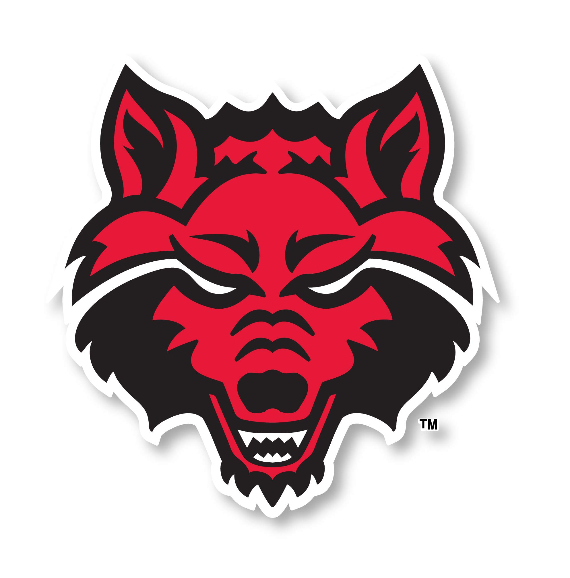 Arkansas State 12 Inch Vinyl Mascot Decal Sticker Officially Licensed Collegiate Product
