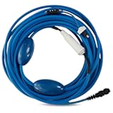 9995862-60ft Blue Cable Only Compatible with Dolphin Pool Robot Nautilus CC Plus &lbrack;Non WiFi&rsqb;&comma; M200&comma; 9995862&comma; Includes 2 Big Floats and Swivel for Tangle-Free Operation &lbrack;2 Prongs&rsqb;