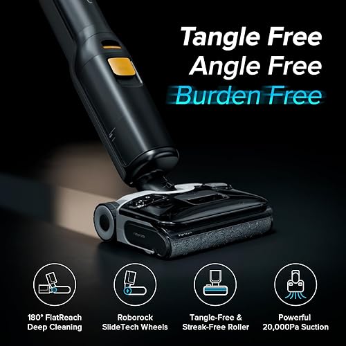Miniatura 2 de roborock F25 ACE Aspiradora Húmeda y Seca, Aspiradora Trapeador Inalámbrica Todo en Uno para Pisos Duros, Limpiador de Pisos de Madera Dura de
