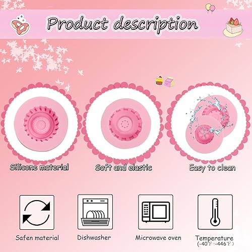 Miniatura 8 de Molde redondo 3D para fondant para neumáticos, moldes de silicona para rueda de camión, 4 piezas, para decoración de pasteles, proceso de azúcar,