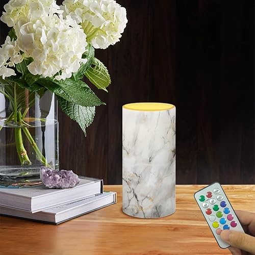 Vista 199 de Velas LED sin llama personalizadas que funcionan con pilas con temporizador remoto que cambia de color, personaliza fotos y texto, hazlo tú mismo tu