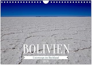 Bolivia - On the road in the highlands, US-Version (Wall Calendar 2026 DIN A4 Landscape), CALVENDO 12 Month Wall Calendar