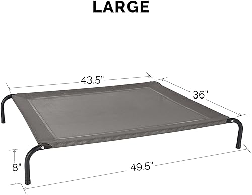 Miniatura 3 de FurHaven Cunas elevadas para mascotas  Hamaca de malla de nailon refrescante y transpirable para perros grandesfácil de montarduradera y