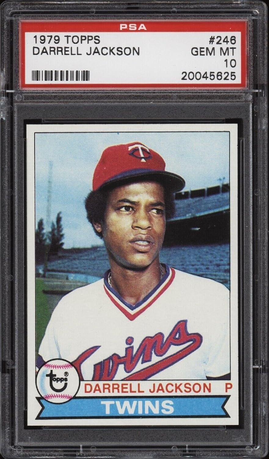 1979 Topps #246 Darrell Jackson - Twins - PSA 10 - *5625 - Pop 7 - Baseball Card - Slabbed Baseball Cards