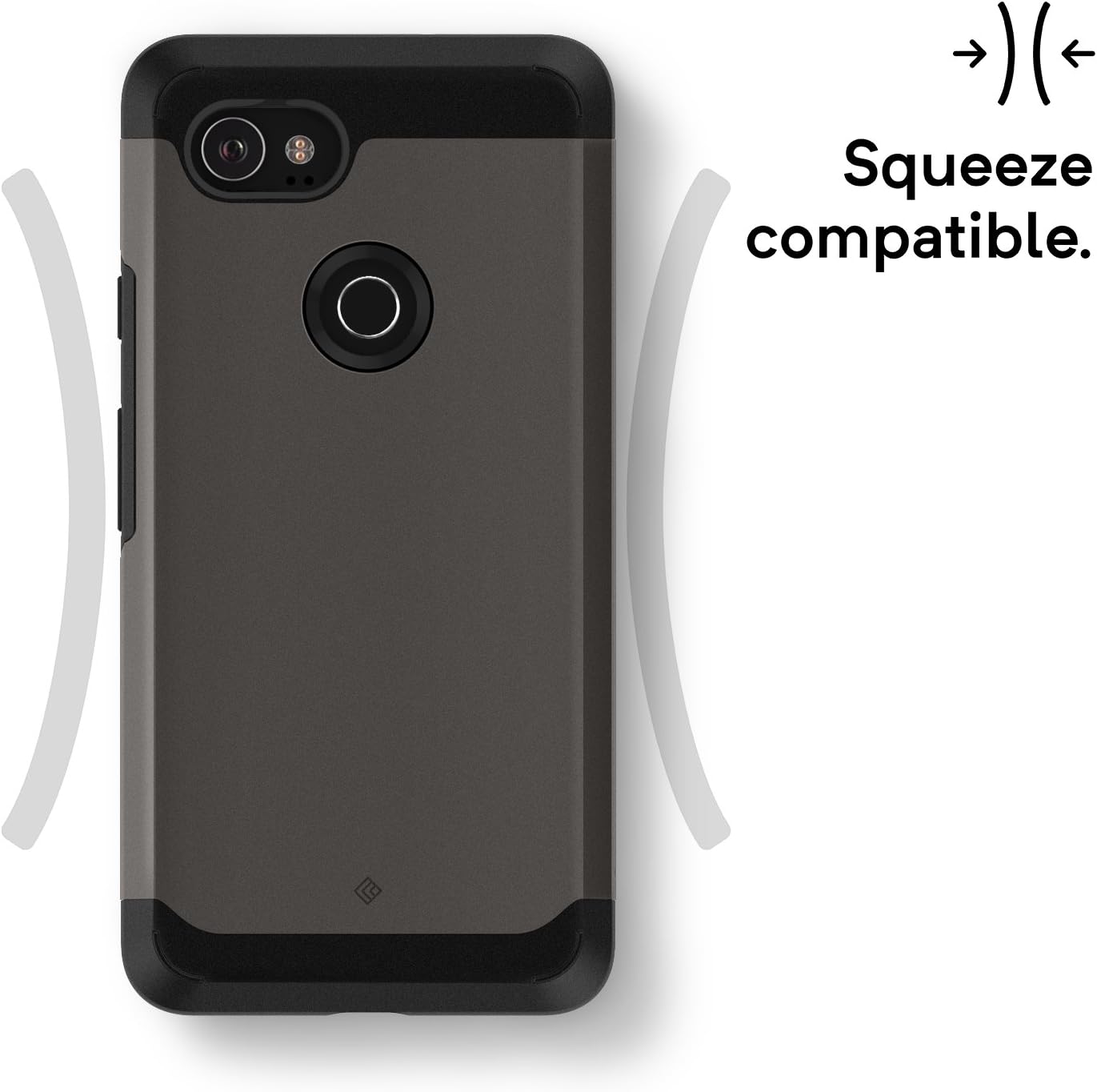 Caseology Legion for Google Pixel 2 XL Case (2017) - Reinforced Protection - Warm Gray