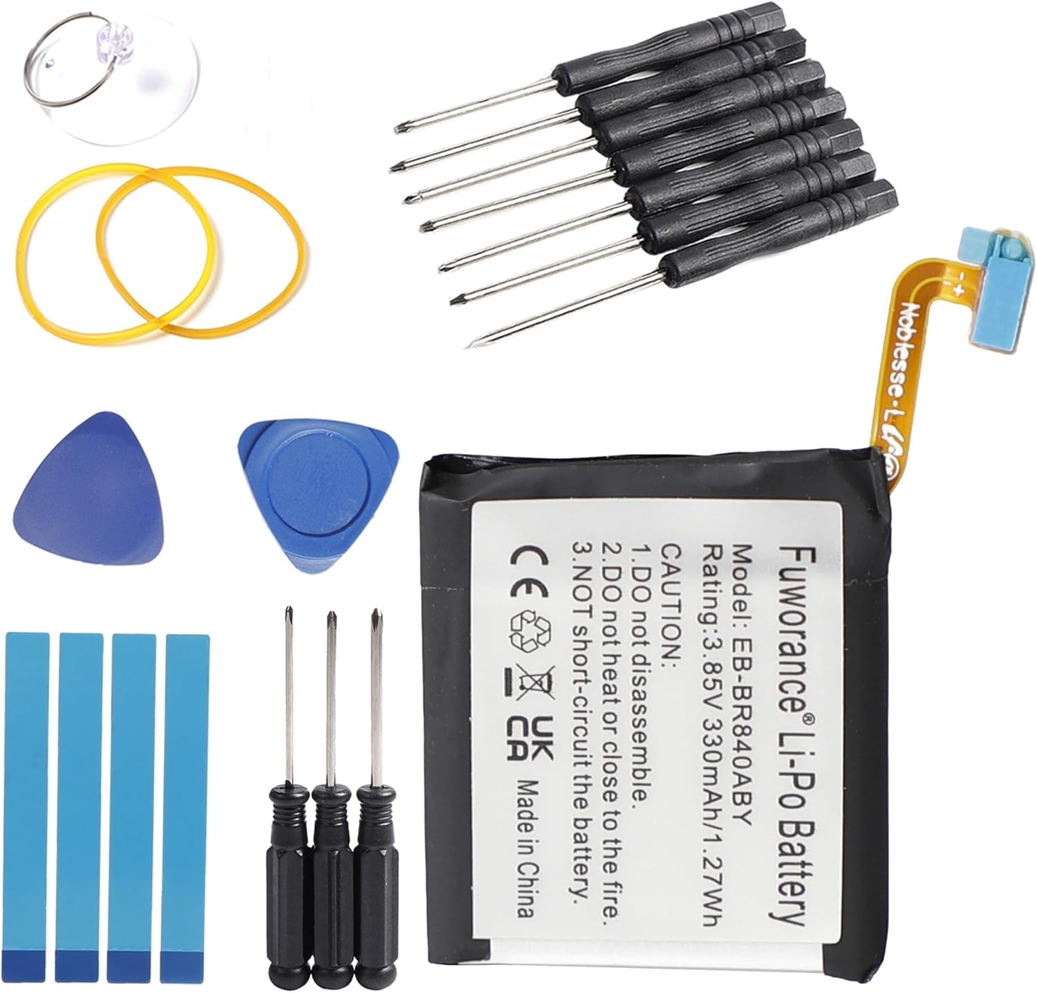 batteria sostituibile 330mah 385v per orologio sm-r840 compatibile