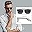BLS 5 Pack Reading Glasses Blue Light Blocking, Fashion Square Computer Readers Anti Glare/Eye Strain/UV Ray Blockers Eyeglasses Women/Men (Leopard/Black/Blue/Red/Sun, 2.25)