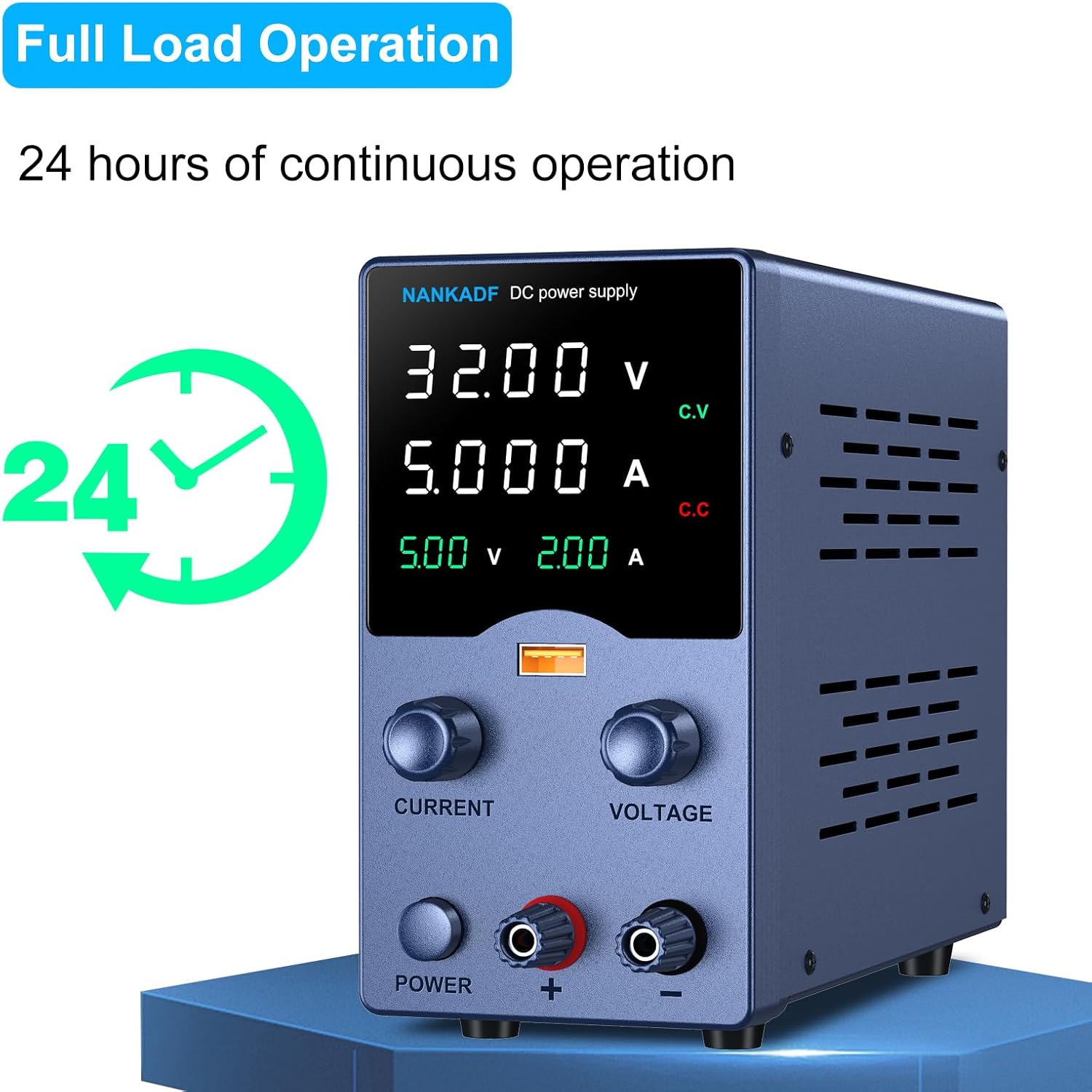 NANKADF DC Power Supply USB Charging Port