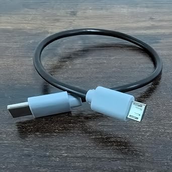 Coverzone Type-C to Mikro USB Kablosu, USB Tip C - Mikro B OTG Kablosu Erkek - Erkek Şarj Veri İletimi, 25 Santimetre Kablo (ZR796-25cm Kablo)
